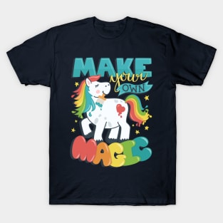 Make Your Own Magic - Rainbow Pony T-Shirt